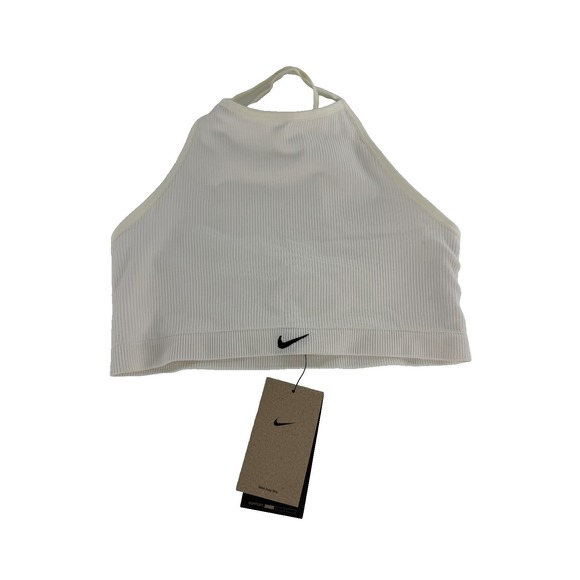 Nike Other - Nike Indy Sports Bra Womens Size L White Light Support Ribbed Strappy DV9966-133